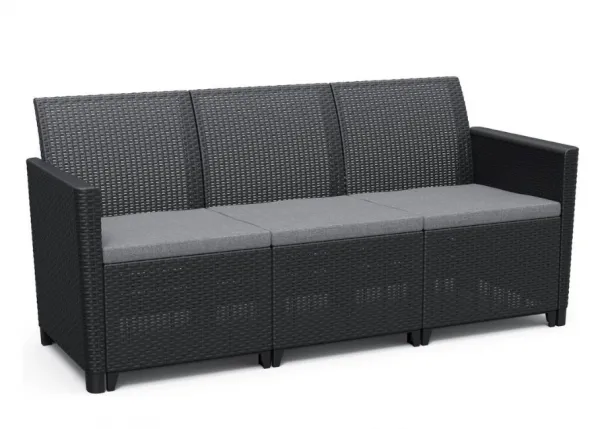 KETER Záhradný set CLARA 5 storage table | grafit