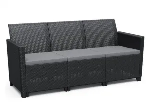 KETER Záhradný set CLARA 5 storage table | grafit