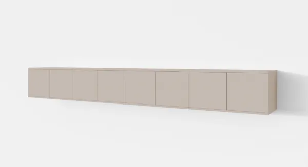 ArtPK Závesný TV stolík BIANCO | 280 cm