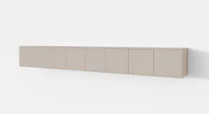 ArtPK Závesný TV stolík BIANCO | 280 cm