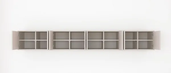 ArtPK Závesný TV stolík BIANCO | 280 cm