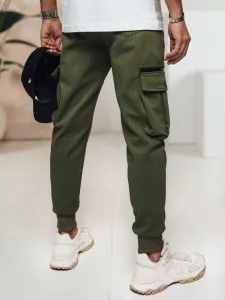 Moderné  kapsáčové joggery zelené