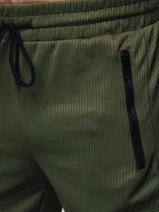 Moderné  kapsáčové joggery zelené
