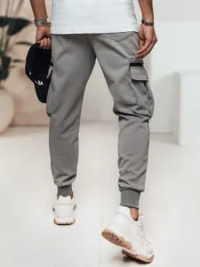 Moderné kapsáčové joggery šedé