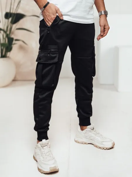 Moderné kapsáčové joggery čierne
