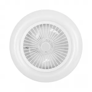 Noaton 11055W Callisto, biela, stropný ventilátor so svetlom