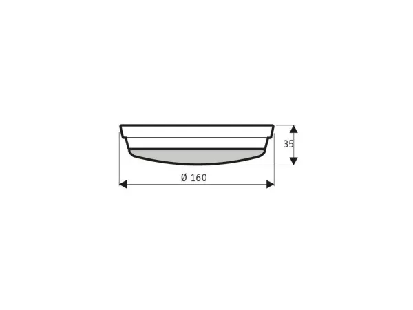 Svetelný kit CasaFan 2762 biely pre stropné ventilátory Eco Plano II