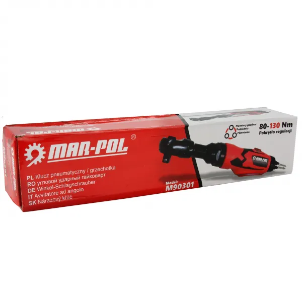 Pneumatická račňa 130 Nm, 1/2" s reguláciou
