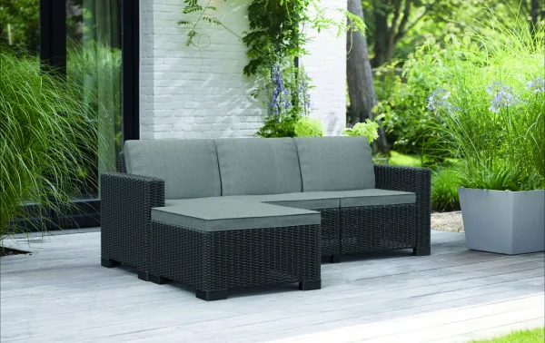KETER Záhradný set FLORIDA chaise longue | grafit