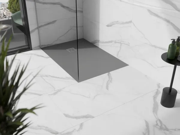 MEXEN - Stone+ sprchová vanička obdĺžniková 100x90, sivý betón 44619010