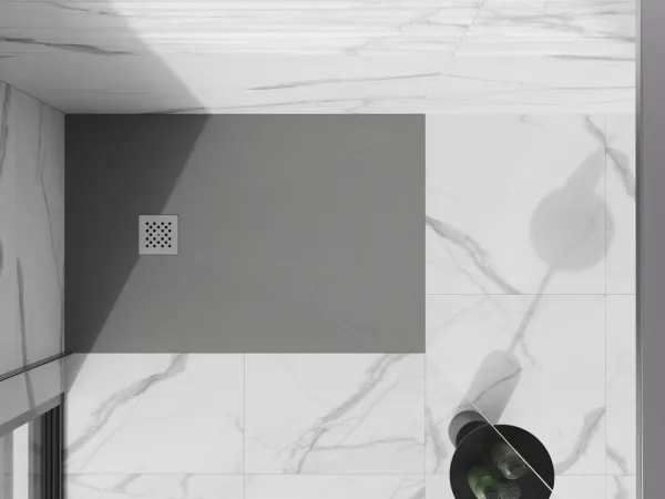 MEXEN - Stone+ sprchová vanička obdĺžniková 140x100, sivý betón 44611014
