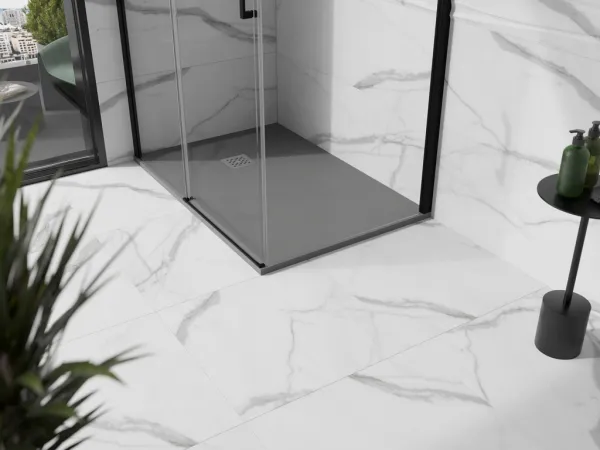 MEXEN - Stone+ sprchová vanička obdĺžniková 100x70, sivý betón 44617010