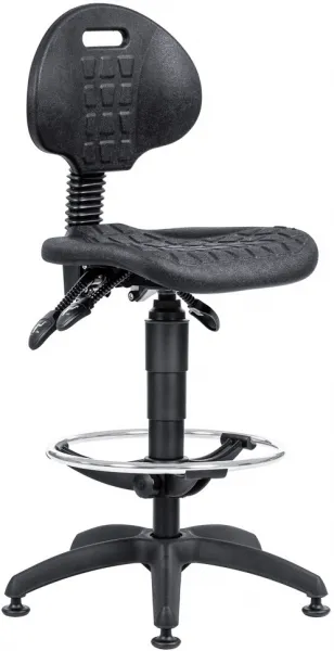 ANTARES Pracovná stolička 1290 5059 PU ASYN, plast, extend, klzáky