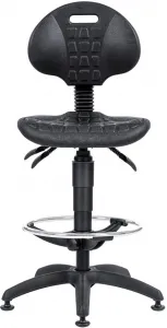 ANTARES Pracovná stolička 1290 5059 PU ASYN, plast, extend, klzáky