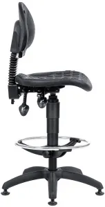 ANTARES Pracovná stolička 1290 5059 PU ASYN, plast, extend, klzáky