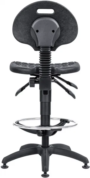 ANTARES Pracovná stolička 1290 5059 PU ASYN, plast, extend, klzáky