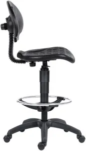 ANTARES dielenská stolička 1290 3050 PU NOR, plast, extend, kolieska