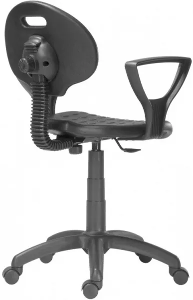 ANTARES dielenská stolička 1290 3000 PU NOR, plast, kolieska