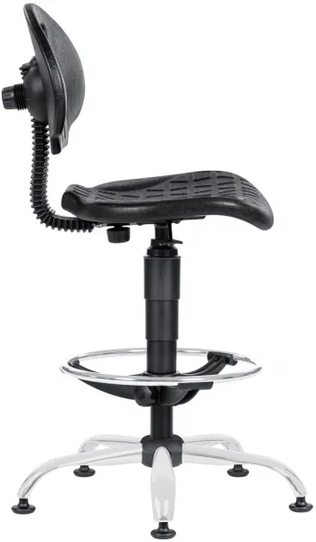 ANTARES dielenská stolička 1290 3159 PU NOR, chrom, extend, klzáky