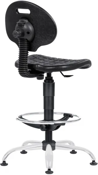 ANTARES dielenská stolička 1290 3159 PU NOR, chrom, extend, klzáky
