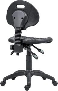 ANTARES Pracovná stolička 1290 5000 PU ASYN, plast, kolieska