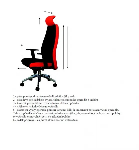 MULTISED Kancelárske záťažové kreslo MANAGER BZJ 251 NED2 čierne