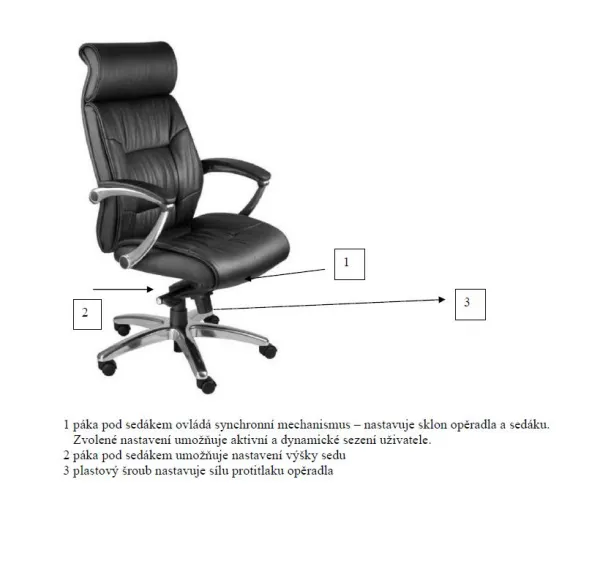 MULTISED Ergonomické kancelárske kreslo KOMFORT - BZJ 403 S