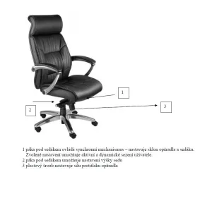 MULTISED Ergonomické kancelárske kreslo KOMFORT - BZJ 403 S