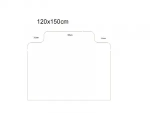 ALOX podložka (120x150) pod stoličky SMARTMATT 5300 PCTQ - na koberce