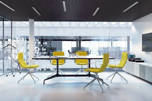 LD SEATING Konferenčné kreslo FLEXI LIGHT, CHL,BR,F60-N6