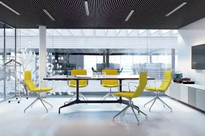 LD SEATING Konferenčné kreslo FLEXI LIGHT, CHL,BR,F60-N6
