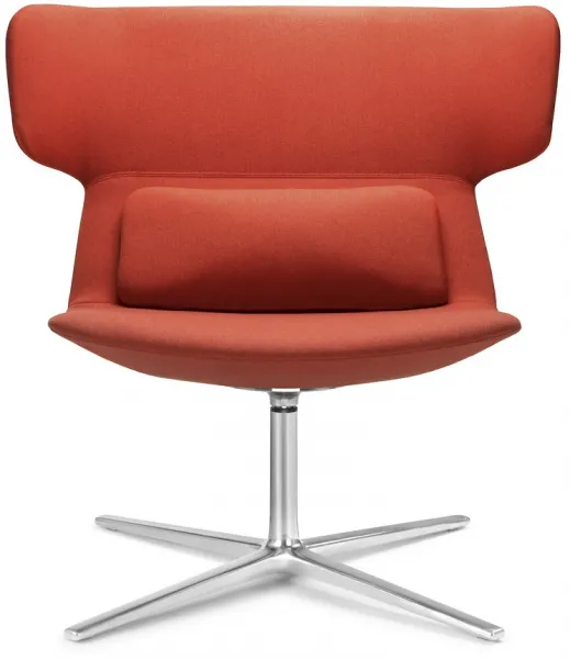 LD SEATING Dizajnové kreslo FLEXI LOUNGE, FL-L-N6, leštený hliník