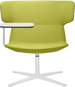 LD SEATING Dizajnové kreslo FLEXI LOUNGE, FL-L-N0, biela podnož