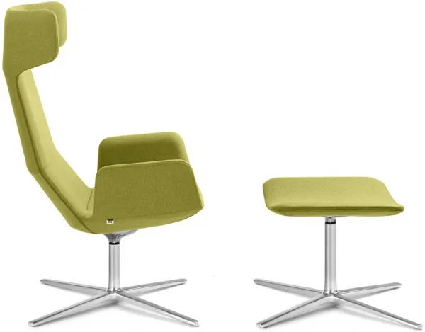 LD SEATING podnožka FLEXI LOUNGE, FL-T-N6, podnož chrom