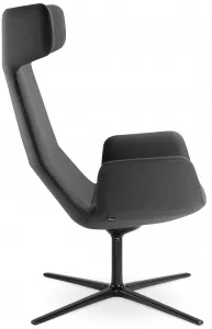 LD SEATING Designové kreslo FLEXI LOUNGE,FL-XLBR-RA-N1, hupací mechanika