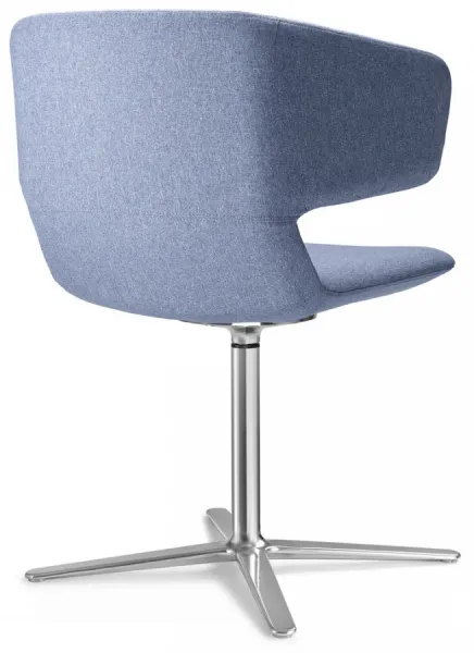 LD SEATING Konferenčné kreslo FLEXI P FP,F25-N6, kríž leštěný hliník