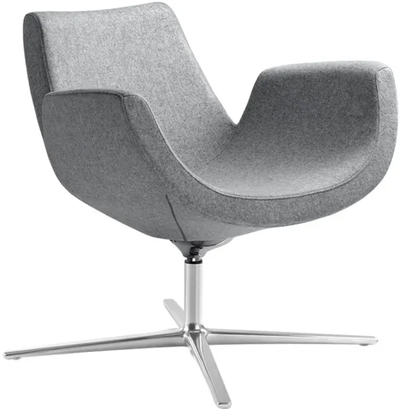 LD SEATING Konferenčné kreslo RELAX,RE-S-RA,F27-N6, kríž hliník leštěný