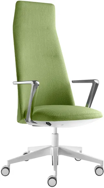 LD SEATING Kancelářské kreslo MELODY DESIGN 795-FR,F40-N0, kríž hliník bielý