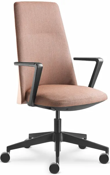 LD SEATING Kancelárske kreslo MELODY DESIGN 785-FR, F40-N1, kríž hliník čierny