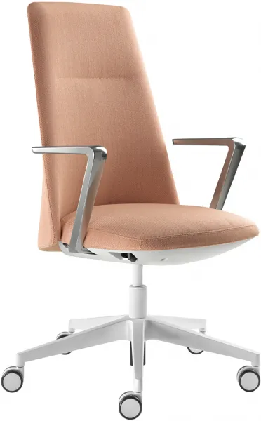 LD SEATING Kancelárske kreslo MELODY DESIGN 785-FR, F40-N0, kríž hliník bílý