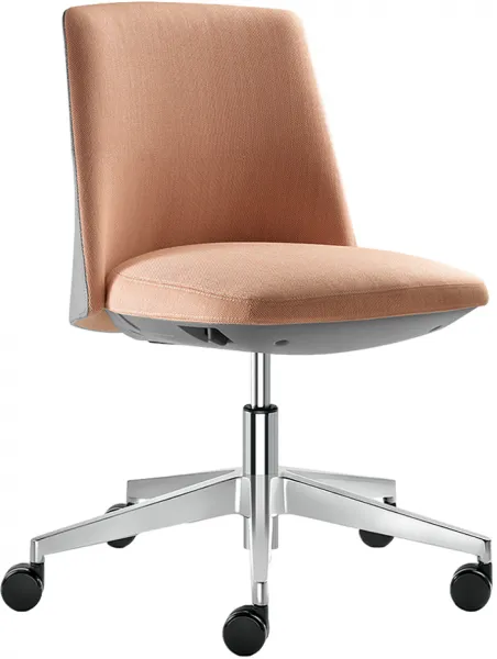 LD SEATING Kancelárske kreslo MELODY DESIGN 775-FR,F40-N6, kríž hliník leštěný