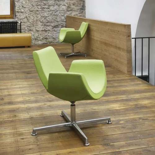 LD SEATING Konferenčné kreslo RELAX,RE-S-RA,F27-N1, kríž hliník čierny