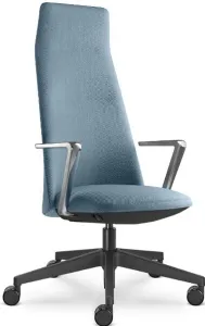 LD SEATING Kancelárske kreslo MELODY DESIGN 795-FR, F40-N1, kríž hliník čierny