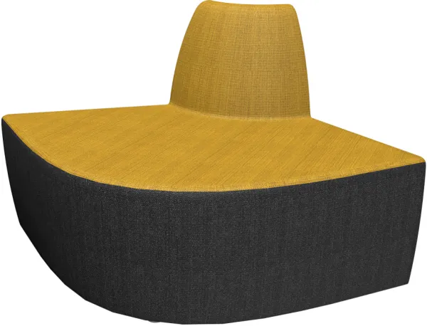 LD SEATING Kreslo CLUB CL-DRO90, roh 90 ° vonkajšie