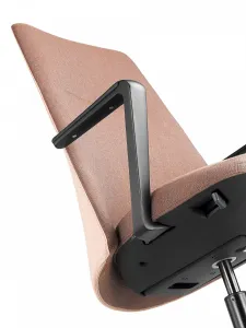 LD SEATING Kancelárske kreslo MELODY DESIGN 785-FR, F40-N1, kríž hliník čierny