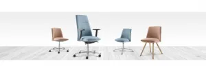 LD SEATING Kancelárske kreslo MELODY DESIGN 775-FR,F40-N6, kríž hliník leštěný