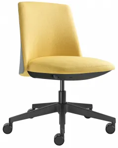 LD SEATING Kancelárske kreslo MELODY DESIGN 775-FR,F40-N1, kríž hliník čierny