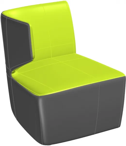 LD SEATING kreslo CLUB CL-K-R, krajové