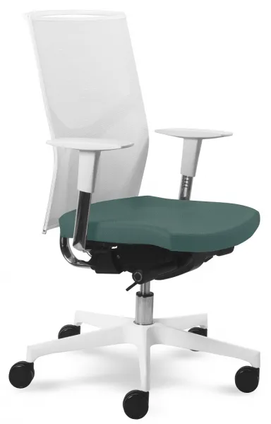 MAYER kancelárská stolička Prime 2302 W, biele prevedenie