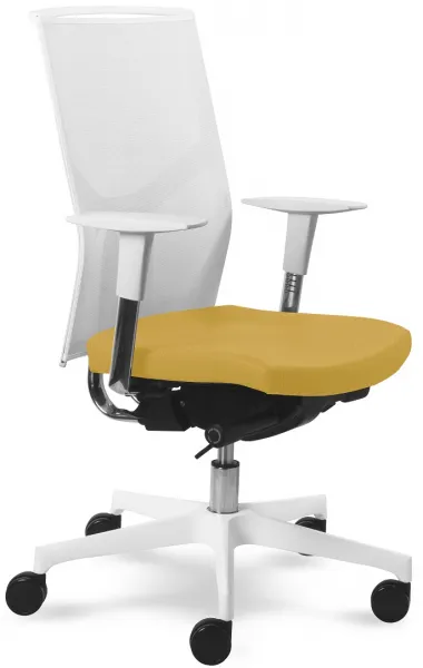 MAYER kancelárská stolička Prime 2302 W, biele prevedenie